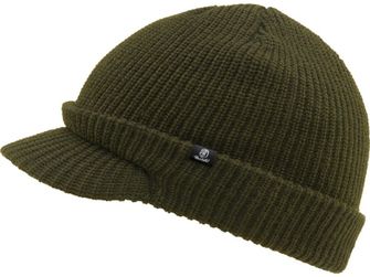 Brandit Shield Cap pletená čepice s kšiltem, olivová