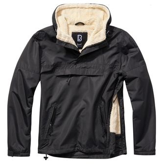 Brandit Windbreaker Sherpa bunda, černá