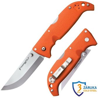 Cold Steel Zavírací nůž Finn Wolf oranžová rukojeť (AUS8A)