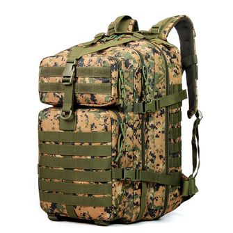 Taktický batoh DRAGOWA Tactical 3P, Woodland digital