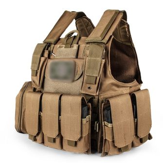 Taktická vesta DRAGOWA Tactical Heavy Duty Vest, Coyote