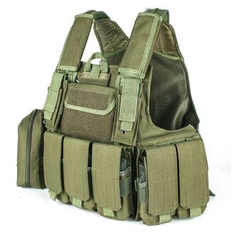 Taktická vesta DRAGOWA Tactical Heavy Duty Vest, olivová barva