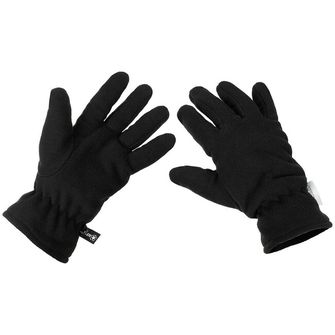 Fleecové rukavice MFH s izolací 3M™ Thinsulate™, černé