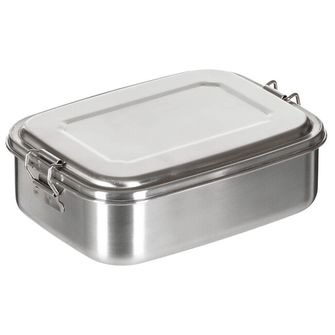 FoxOutdoor box na oběd, nerezová ocel, cca 18 x 14 x 6,5 cm