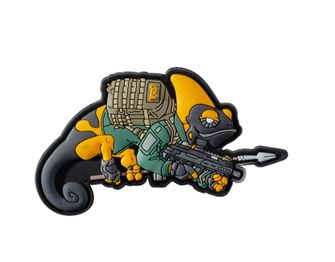 Helikon-Tex 3D PVC Chameleon Patrol line exclusive nášivka, žluto/zelená