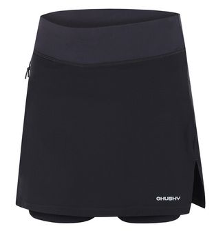 Husky dámská funkční sukně se šortkami Flamy L, černá