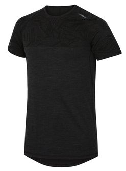 Husky Merino termoprádlo Pánské tričko s krátkým rukávem černá