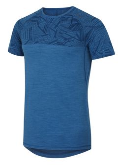 Husky Merino termoprádlo Pánské triko s krátkým rukávem tm. modrá
