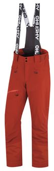 HUSKY pánské lyžařské kalhoty Gilep M, tmavě cihlové