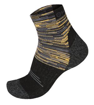 Husky Ponožky Hiking černá/žlutá