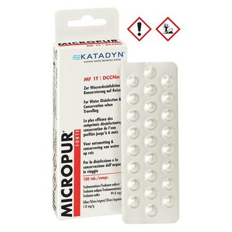 Katadyn Konzervační prostředek na pitnou vodu Katadyn Micropur Forte MF 1T, 100 tablet