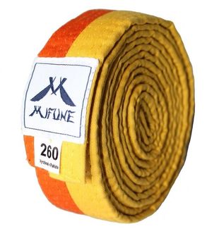 Katsudo Mifune opasek žluto-oranžový