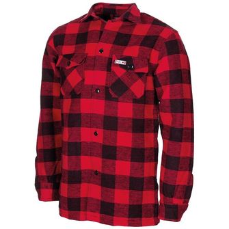 Dřevorubecké tričko Fox Outdoor, červené a černé