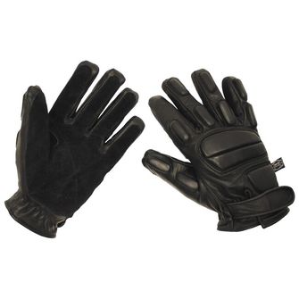 MFH Kožené rukavice Protect cut resistant, černé