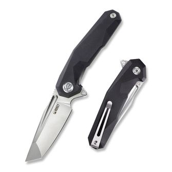 KUBEY Zavírací nůž Carve Black G10 (D2)