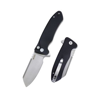 KUBEY Zavírací nůž Creon S - Black-Blue G10