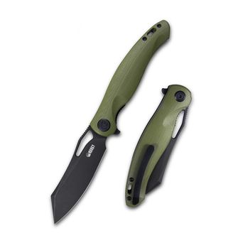 KUBEY Zavírací nůž Drake, ocel 14C28N, zelená