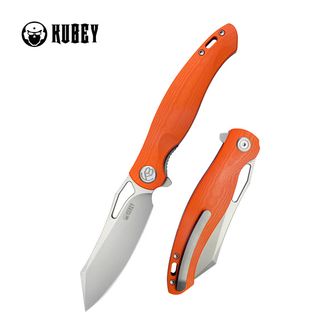 KUBEY Zavírací nůž Drake, ocel AUS 10, oranžová