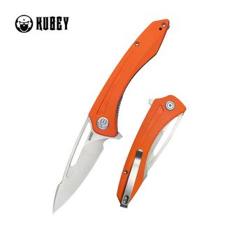 KUBEY Zavírací nůž Merced Orange G10