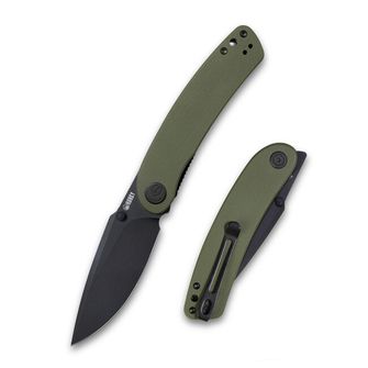 KUBEY Zavírací nůž Momentum Green & Black (AUS-10)