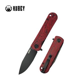 KUBEY Zavírací nůž NEO Outdoor Red-Black Dam. & Black