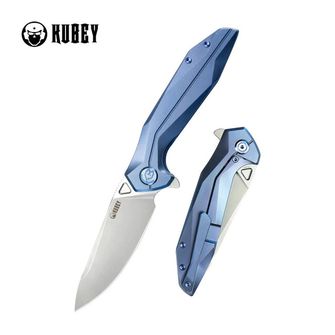 KUBEY Zavírací nůž Nova Blue Titanium