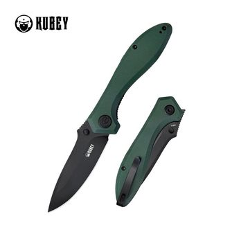 KUBEY Zavírací nůž Ruckus Green & Black
