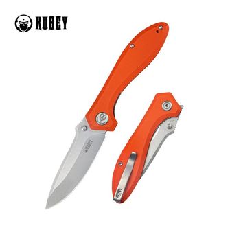 KUBEY Zavírací nůž Ruckus Orange G10