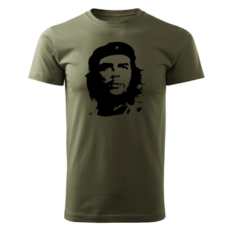 DRAGOWA krátké tričko Che Guevara, olivová 160g/m2