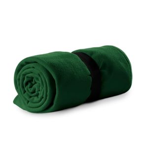 Malfini Blanky fleecová deka, láhvově zelená