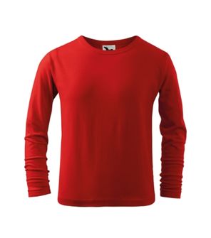 Malfini Fit-T LS dětské tričko s dlouhým rukávem, červené