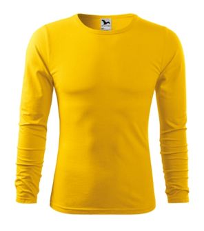 Malfini Fit-T LS pánské tričko s dlouhým rukávem, žluté