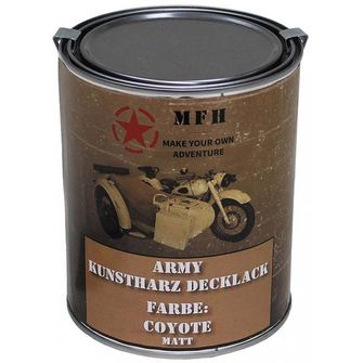 MFH army barva coyote matná, 1 litr