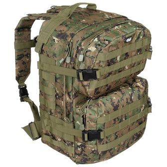 MFH Backpack Assault II, digitální les