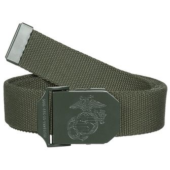 MFH Opasek USMC Web Belt, OD zelený, cca 3,5 cm