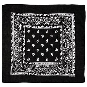 MFH Šála, černobílá, asi 55 x 55 cm, bavlna