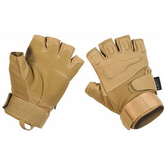 MFH Tactical rukavice bez prstů 1/2, coyote