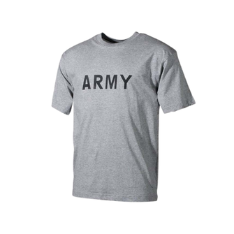 MFH tričko s nápisem army šedé, 160g/m2
