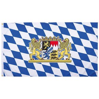 MFH Vlajka Bavorska se lvem, polyester, 90 x 150 cm