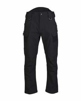 Mil-tec Assault zateplené softshellové kalhoty, černé