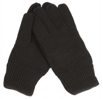 Mil-Tec pletené rukavice, černé