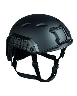 Mil-tec US helma výsadkář Fast W/Rail, černá