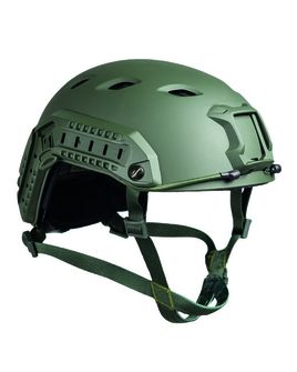 Mil-tec US helma výsadkář Fast W/Rail, olivová