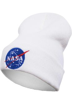 NASA Beanie Insignia zimní čepice, bílá