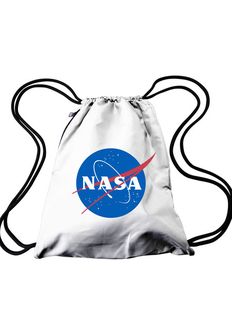 NASA Gym sportovní batoh, bílý