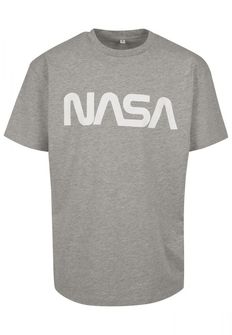 NASA pánské tričko Heavy Oversized, šedé