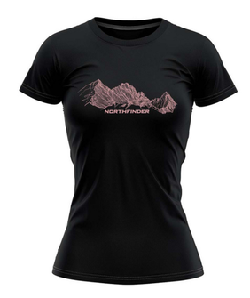 Northfinder dámské tričko KENYA, černé