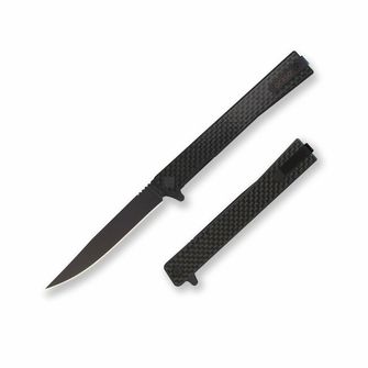 OCASO Zavírací nůž Solstice Carbon Fiber + Black / Straight