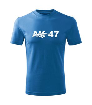 DRAGOWA Dětské krátké tričko AK47, modrá