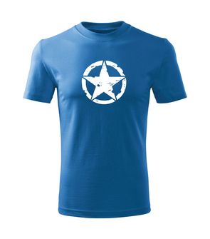 DRAGOWA Dětské krátké tričko Star, modrá